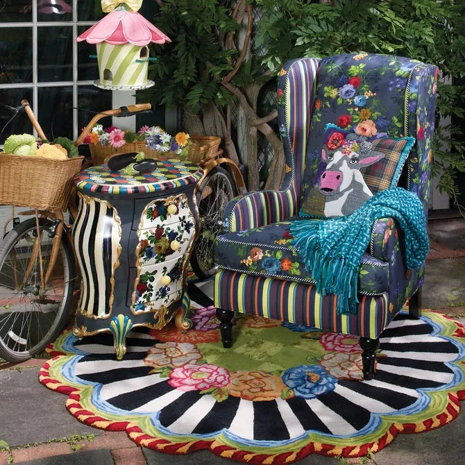 Cutting Garden 6' Round Rug