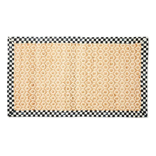 Courtly Check Natural Honeycomb 3' x 5' Jute Rug