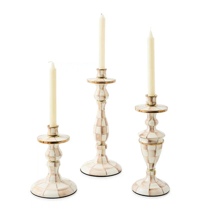 Emerald Check Short Candlestick