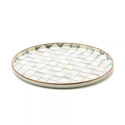 Royal Check Round Tray