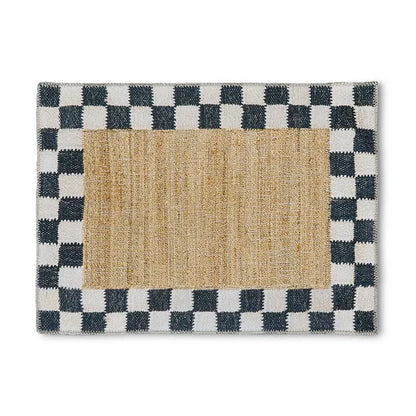 Naturals Check 2' x 3' Washable Rug