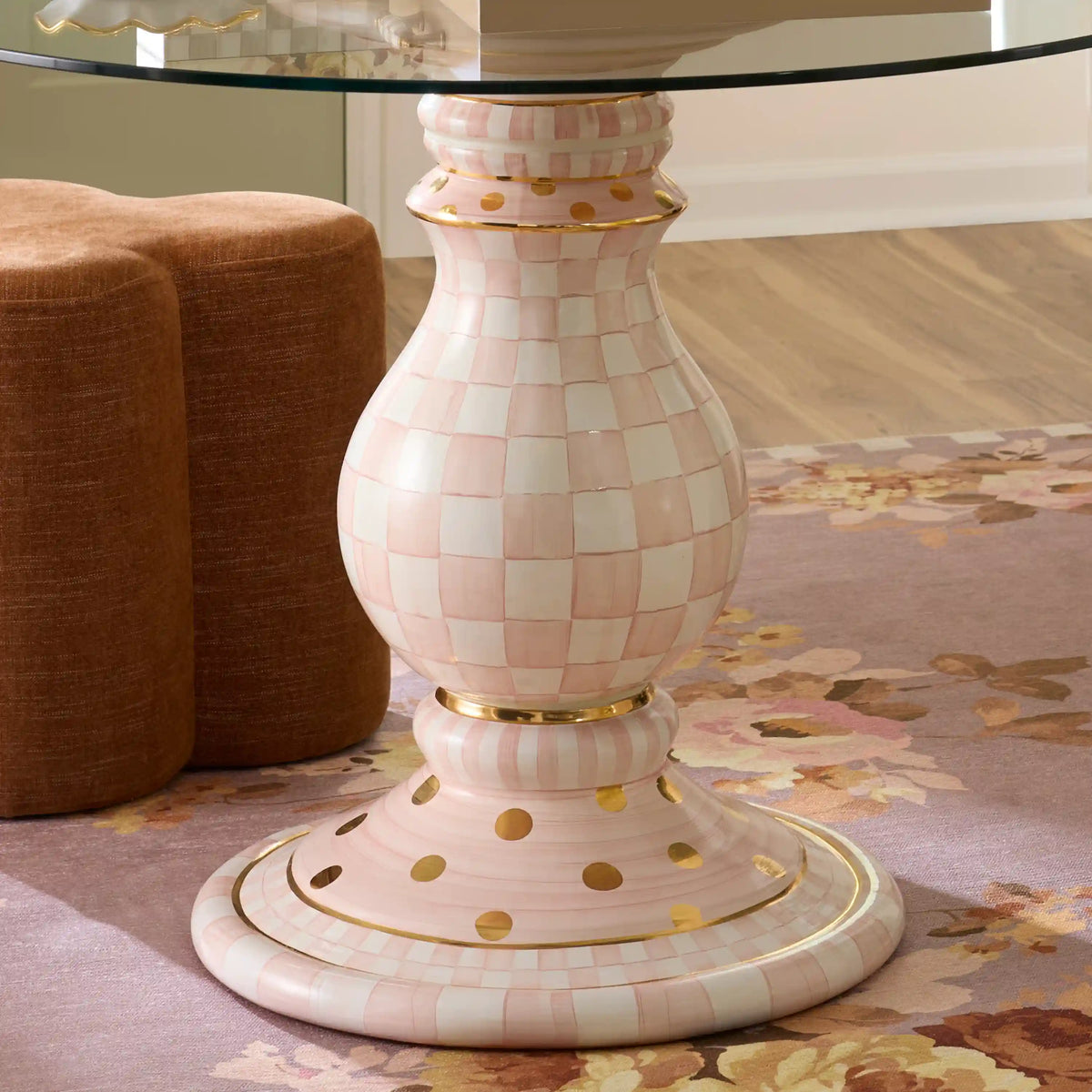 Odd Fellows Ceramic Pedestal Table Base