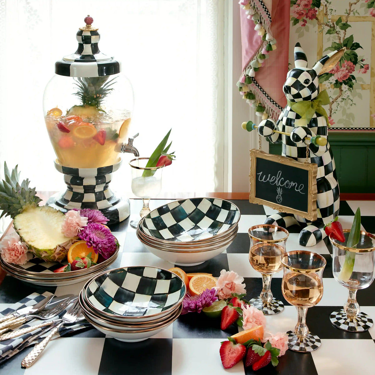 Rosy Check Beverage Hostess