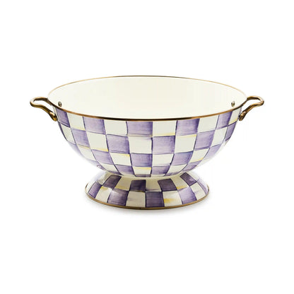 Violet Check Everything Bowl
