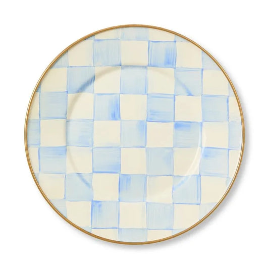 Sky Check Salad/Dessert Plate