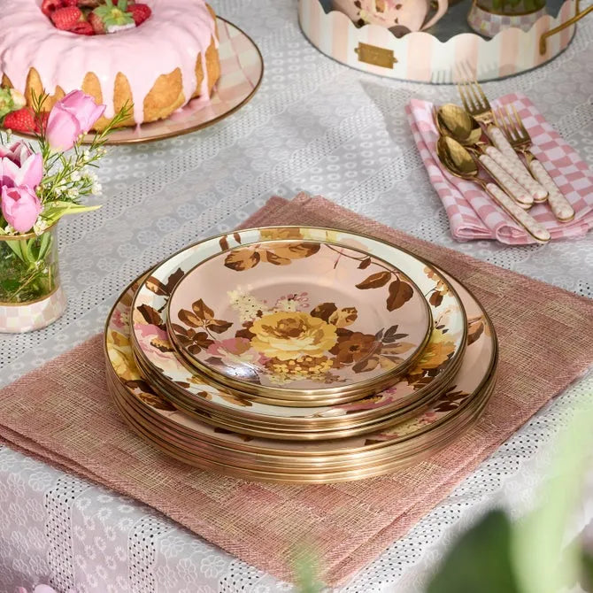 Wild Rose Mauve Charger/Plate