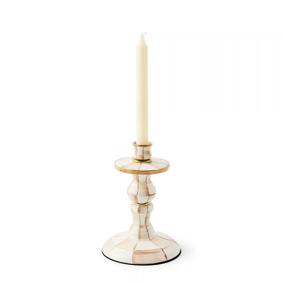 Mocha Check Short Candlestick