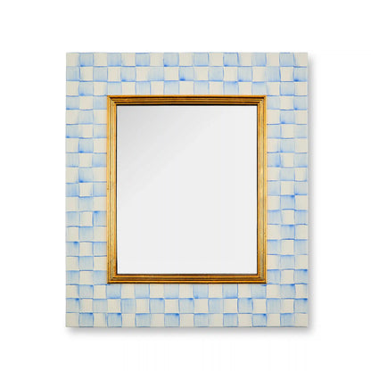 Sterling Check Enamel Wall Mirror