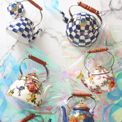 Sterling Check Whistling Tea Kettle