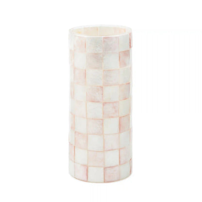 Courtly Check Capiz Vase