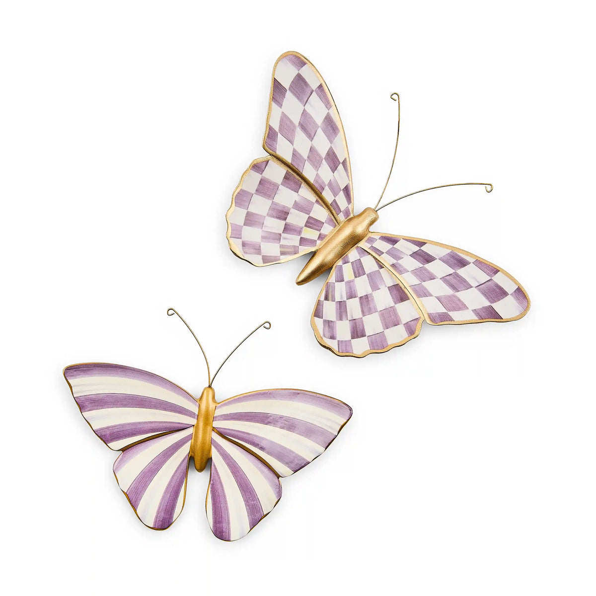 Mocha Butterfly Wall Decor Duo