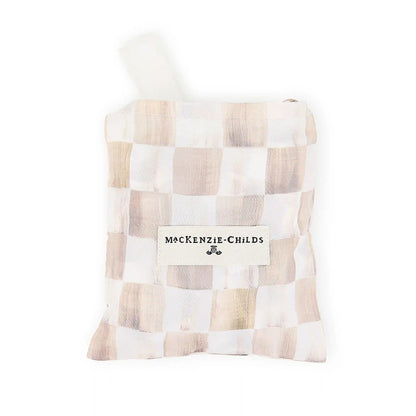 Mocha Check To Go Tote