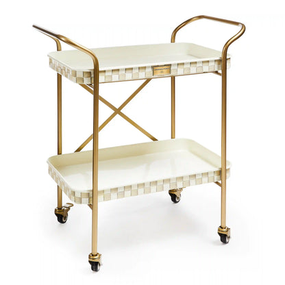 Courtly Check 3-Tier Kitchen Cart