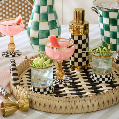 Courtly Check Coupe Glass