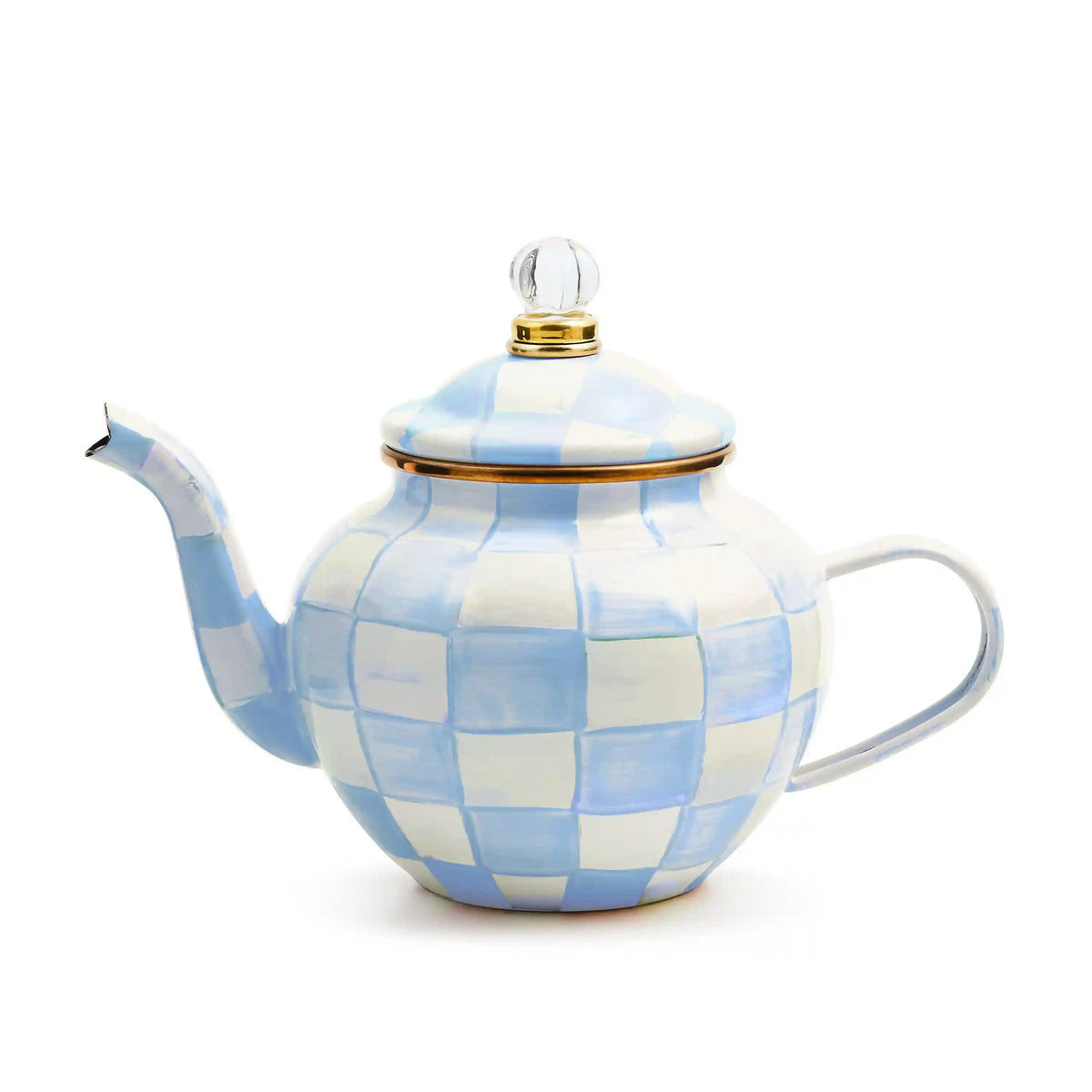 Emerald Check 4 Cup Teapot