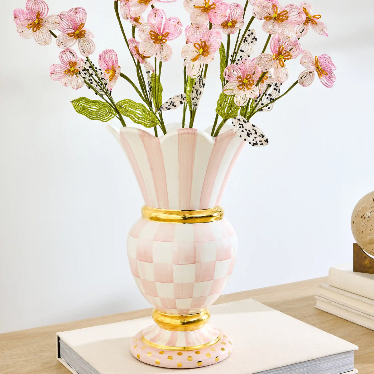 Royal Check Great Vase