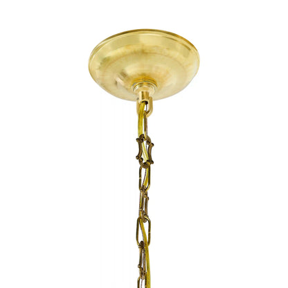 Sterling Check Flared Ceramic Pendant Lamp