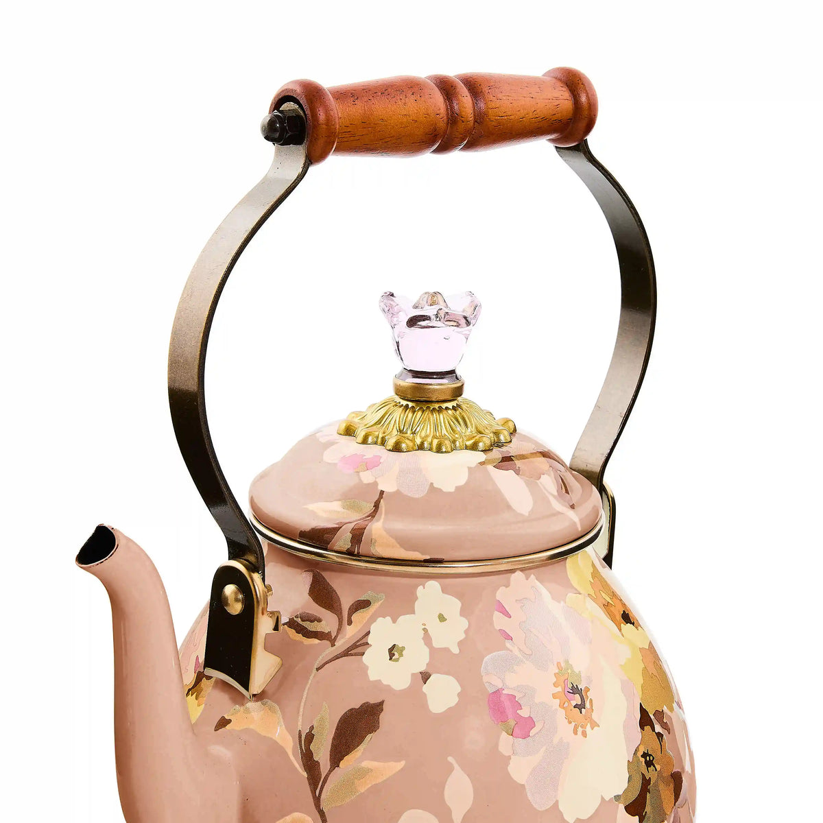 Wildflowers Pink 2 Quart Tea Kettle
