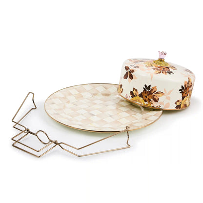 White Flower Market Cake Carrier