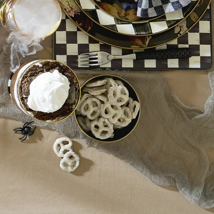 Sterling Check Pinch Bowl