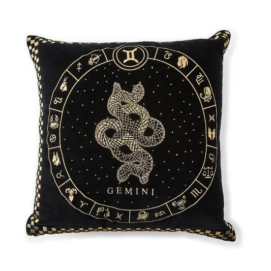 Gemini Zodiac Throw Pillow