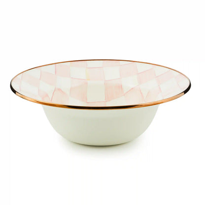 Mocha Check Serving Bowl