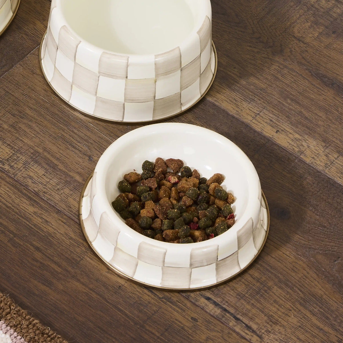 Sterling Check Large Pet Dish