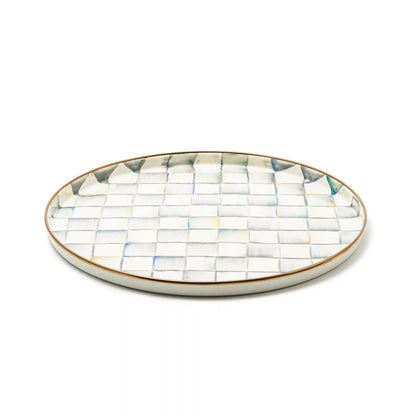 Courtly Check Round Tray