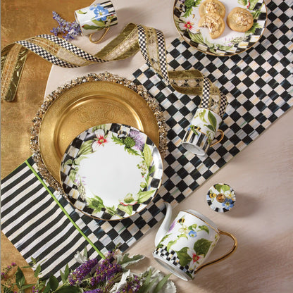 Rosy Check Table Runner