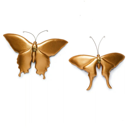 Courtly Check Butterfly Wall Decor