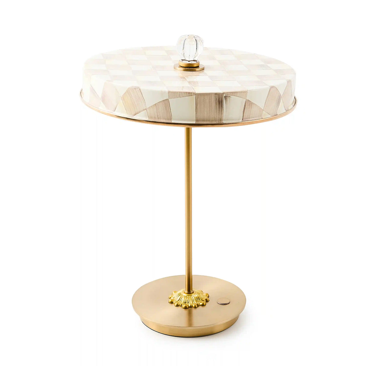 Sky Check LED Rechargeable Disk Table Lamp