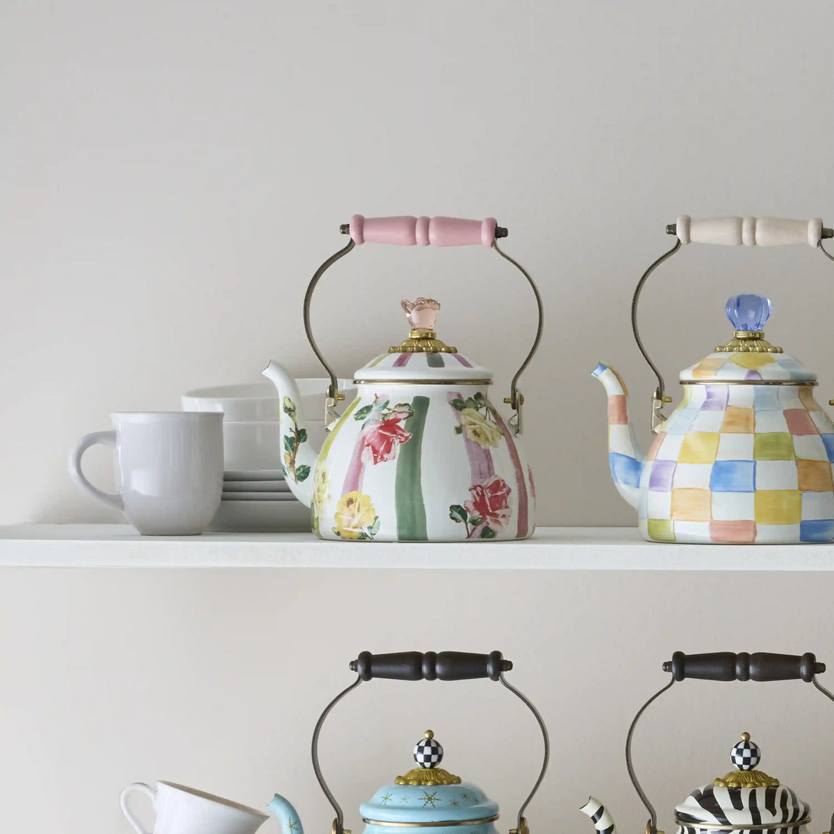 Confetti Check 2 Quart Tea Kettle