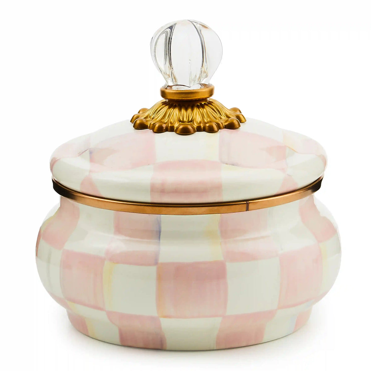 Rosy Check Squashed Pot