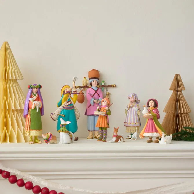 Patience Brewster Nativity Little Drummer Boy & Dog Figures