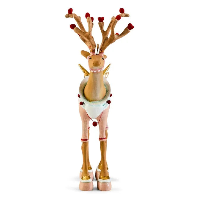 Patience Brewster Dash Away Cupid Reindeer Figure