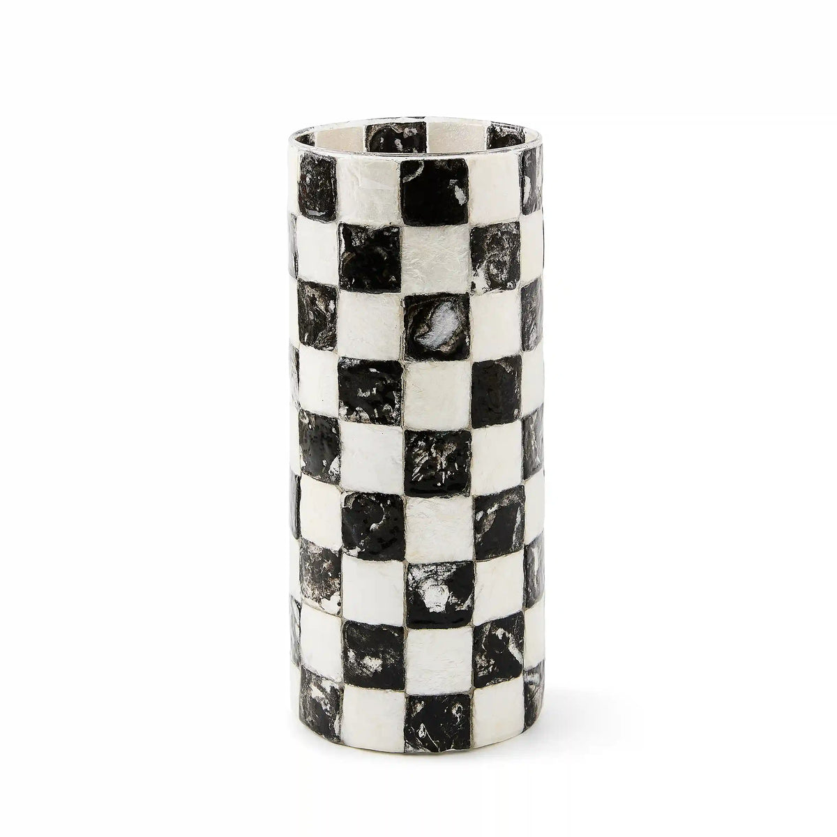 Courtly Check Capiz Vase