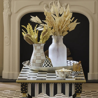 Rosy Check Capiz Decorative Bowl