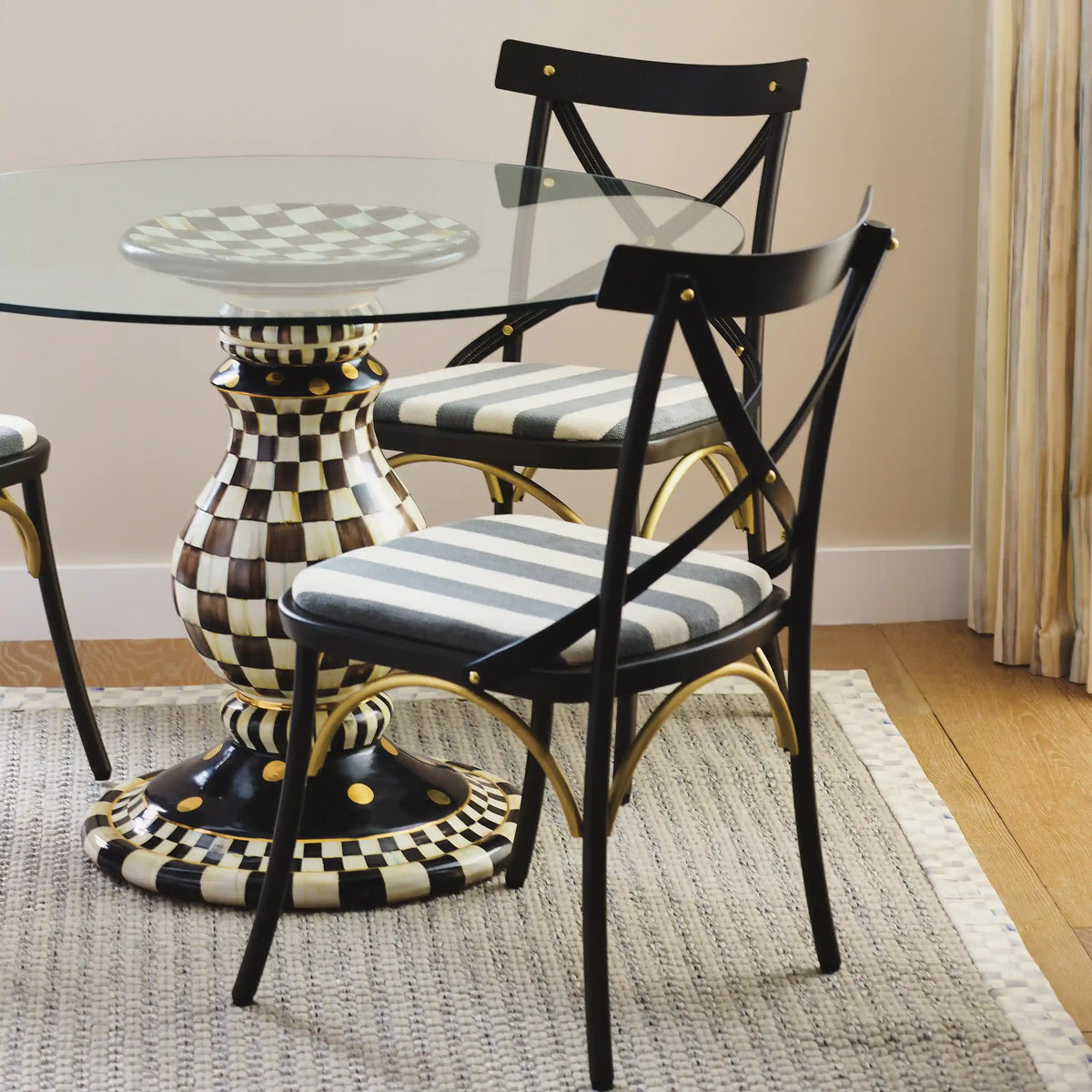 Odd Fellows Ceramic Pedestal Table Base