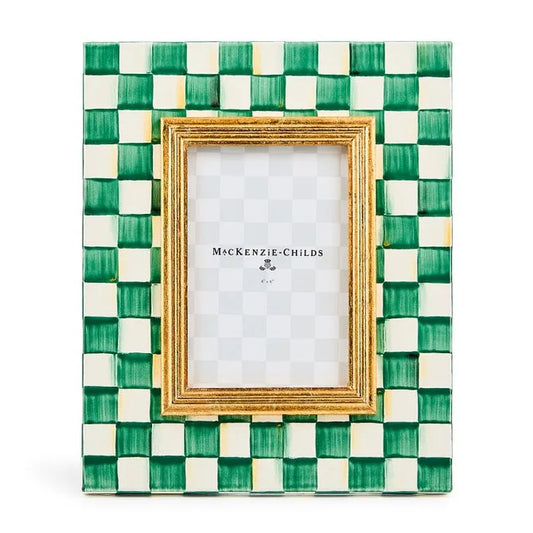 Emerald Check 4" x 6" Frame