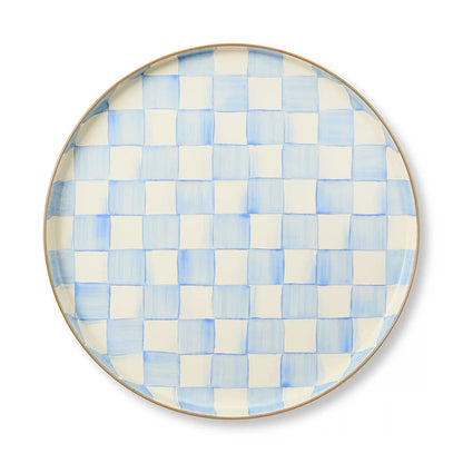 Rosy Check Round Tray