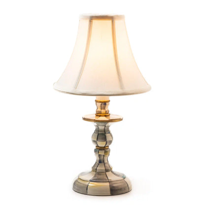Royal Check Candlestick Lamp