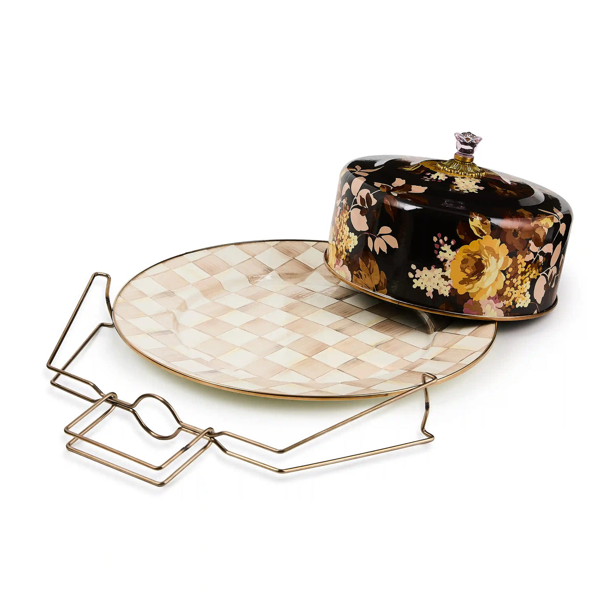 White Flower Market Cake Carrier