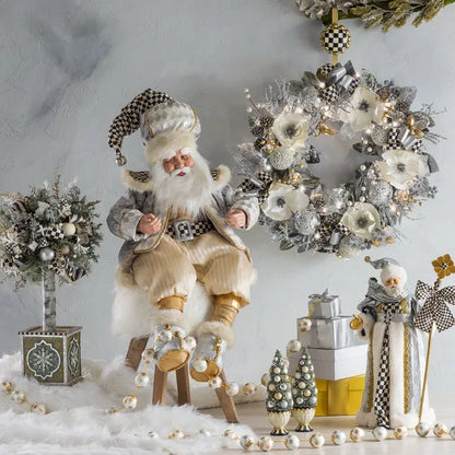 Courtly Check Wreath Hanger