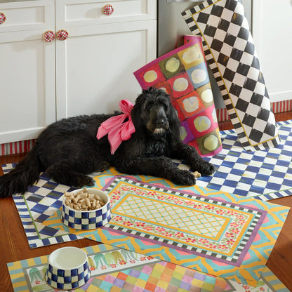 Royal Check Large Pet Dish