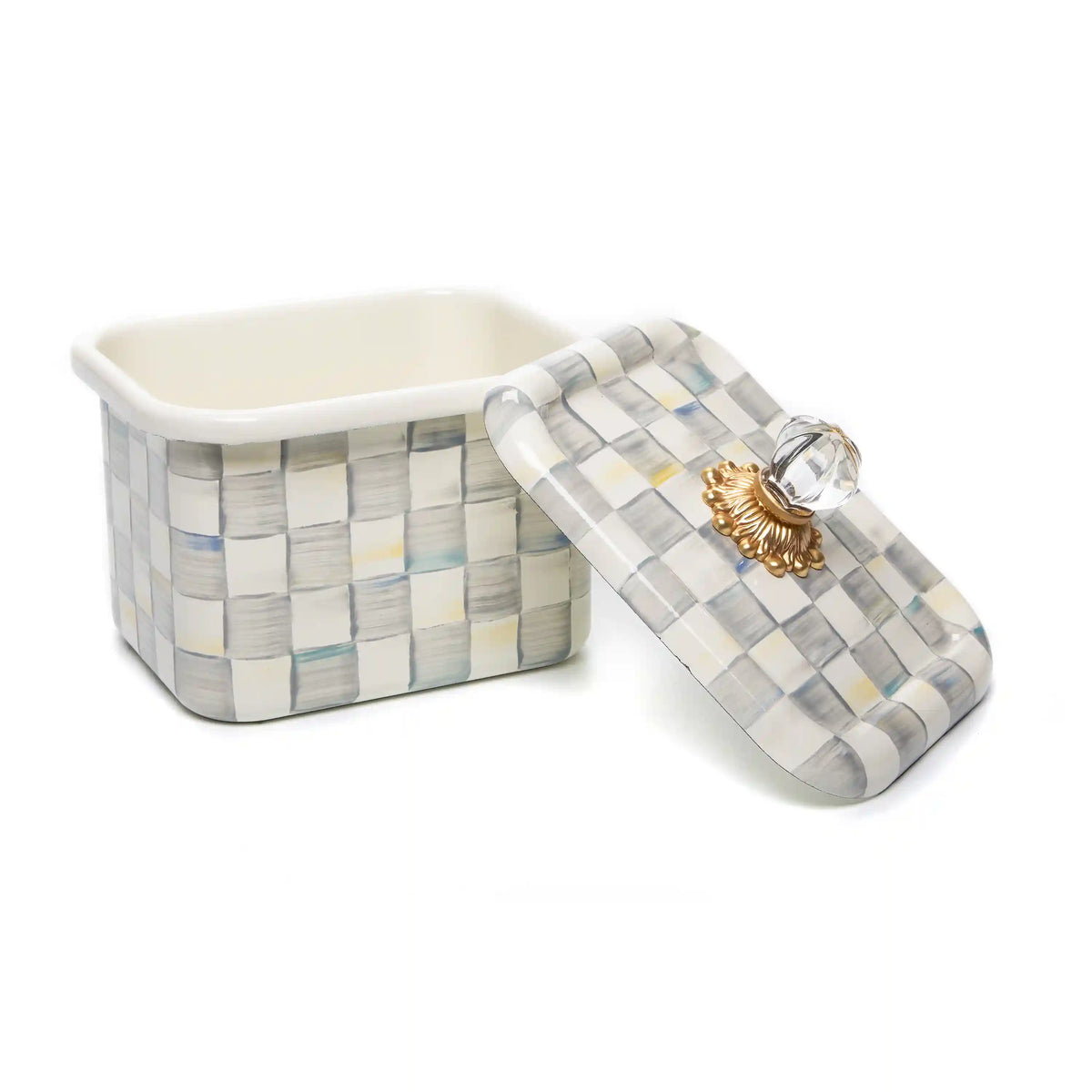 Courtly Check Recipe Box