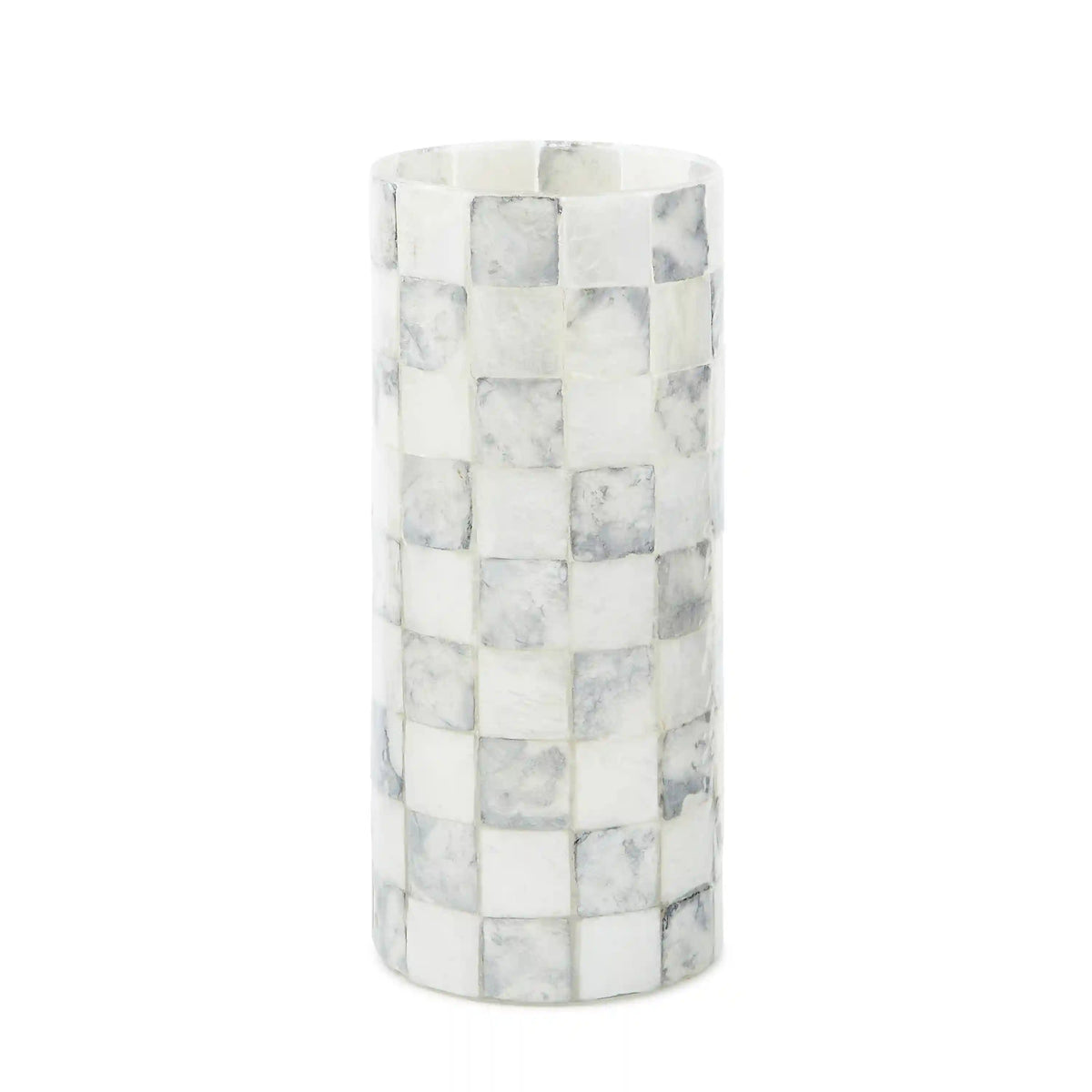 Courtly Check Capiz Vase