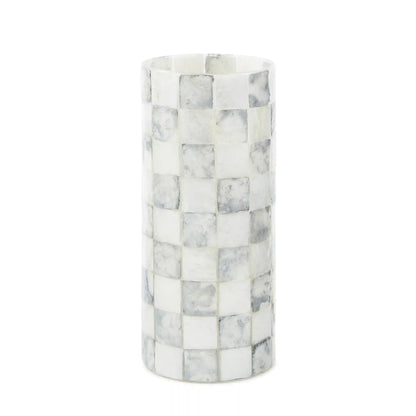 Courtly Check Capiz Vase