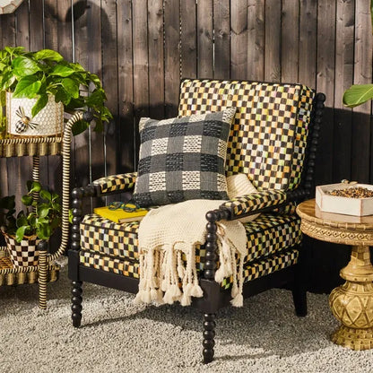 Spindle Check Outdoor Chair