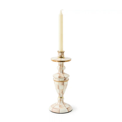 Rosy Check Large Candlestick