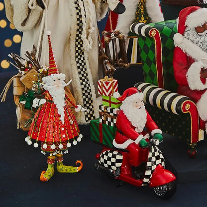 Patience Brewster Dash Away Dashing Santa Figure